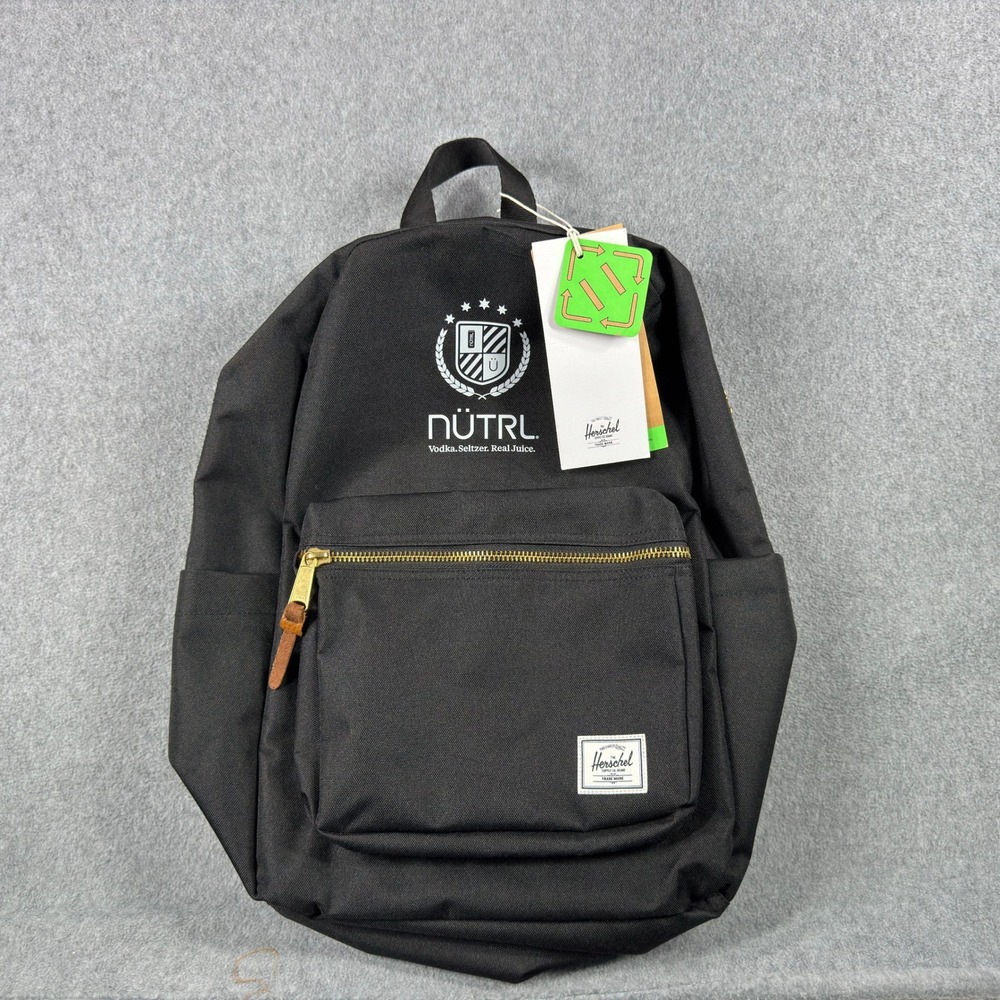 Herschel Settlement Backpack 22L Black NUTRL Vodka Seltzer Promo NEW